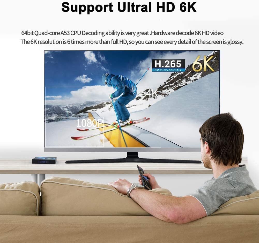 Android TV Box 10.0 4GB RAM 32GB