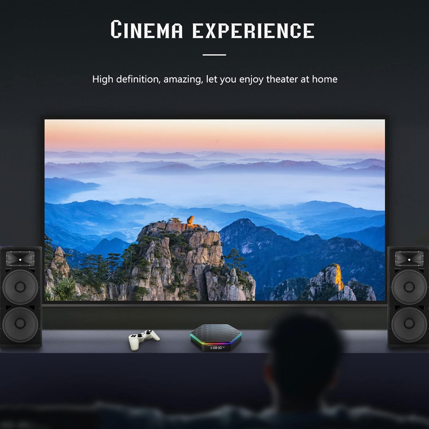 BL Android TV Box 12.0, 6K TV Box 4GB RAM 64GB ROM,