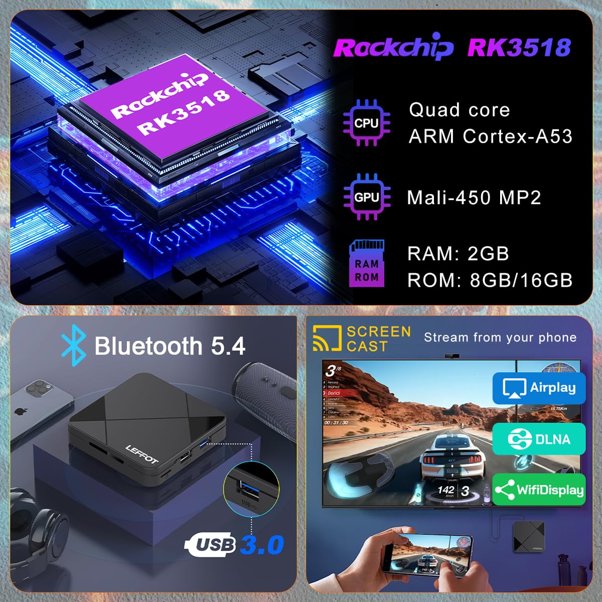 Android 14.0 TV Box 2025